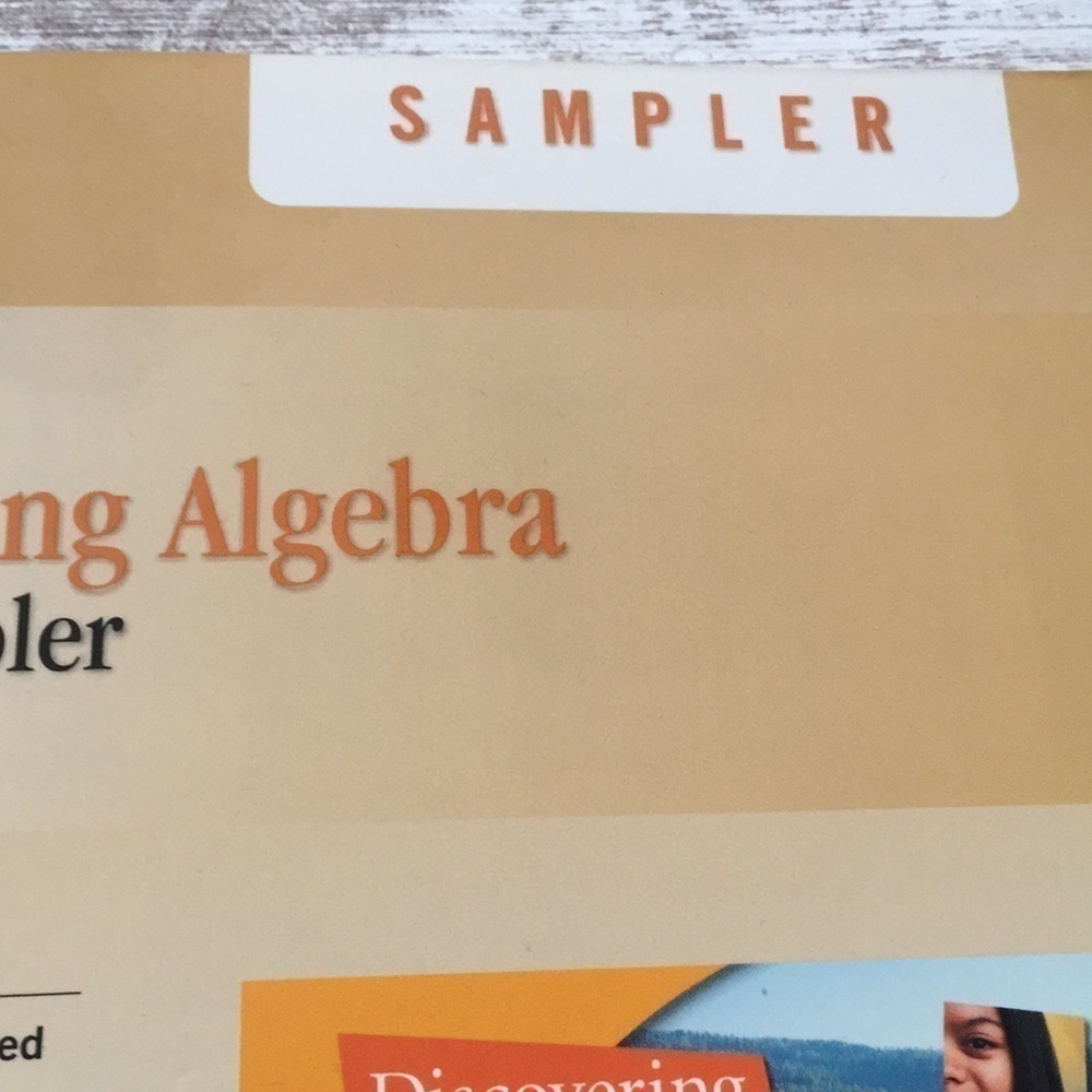 Discovering Algebra Course Sampler Key Curriculum Press Math Textbook Booklet - Picture 3 of 9
